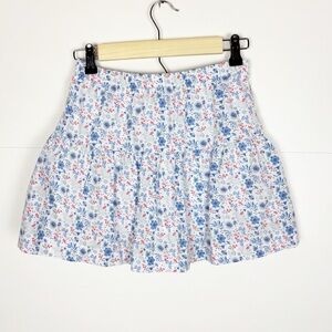 Little English Girls Size 10 Floral Skort  Pull On Elastic Waist